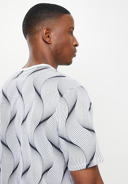 Pringle of Scotland - T-shirt - grey/blk