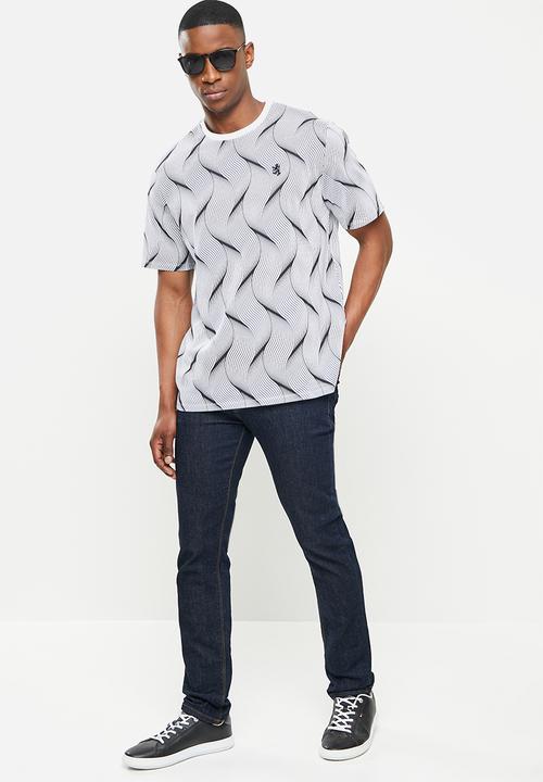 Pringle of Scotland - T-shirt - grey/blk