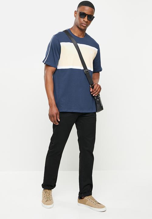 Pringle of Scotland - T-shirt - blue/stone