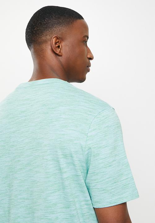 Pringle of Scotland - Injection v-neck tee - light blue/ green