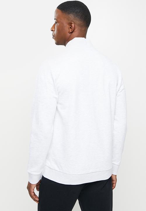 POLO - Scott zip thru sweat - grey