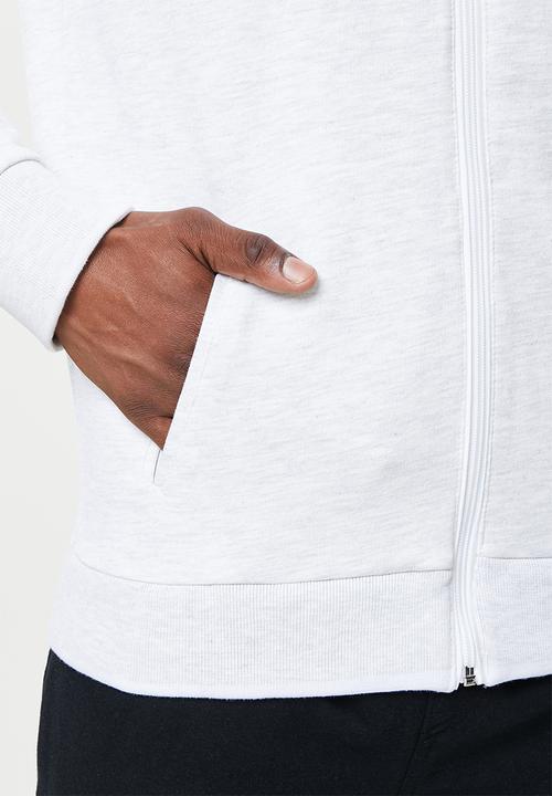 POLO - Scott zip thru sweat - grey