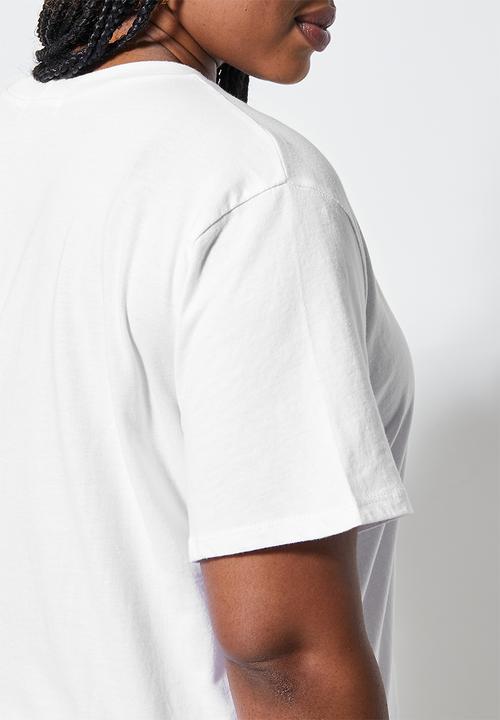 Superbalist - Colourblock tee - white
