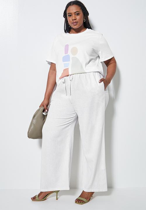 Superbalist - Colourblock tee - white
