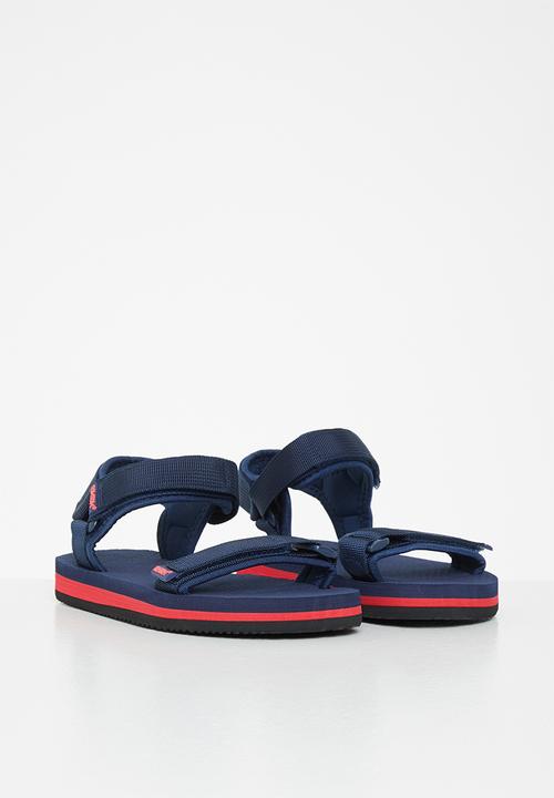 Pop Candy - Boys ttk dream 2 sandal - navy & red