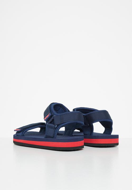 Pop Candy - Boys ttk dream 2 sandal - navy & red