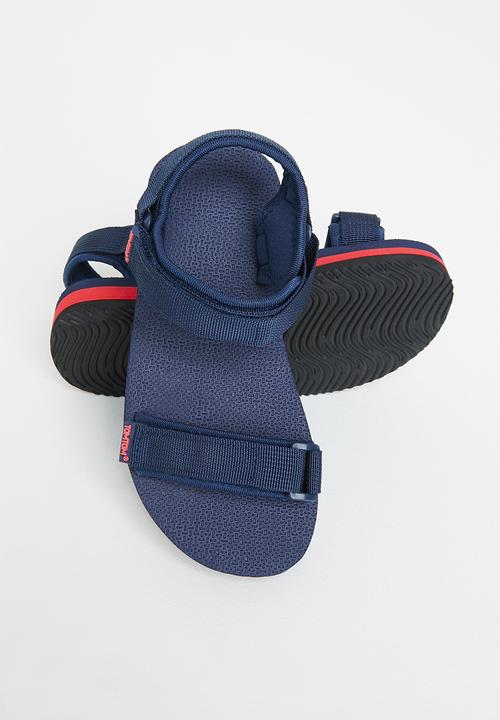 Pop Candy - Boys ttk dream 2 sandal - navy & red