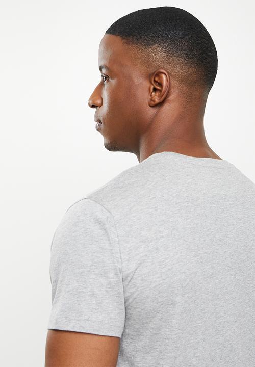 POLO - Noah big pony crew neck tee - grey 