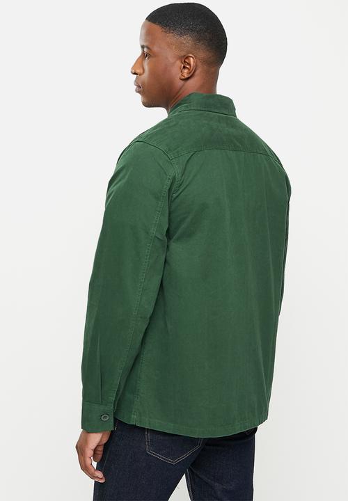 JEEP - Zip through shirt jacket - green