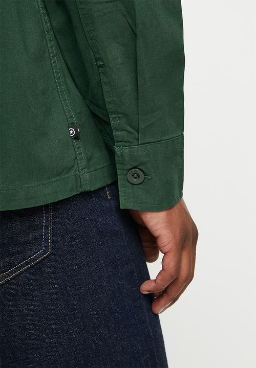 JEEP - Zip through shirt jacket - green