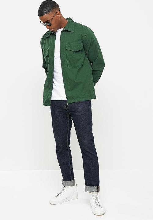 JEEP - Zip through shirt jacket - green