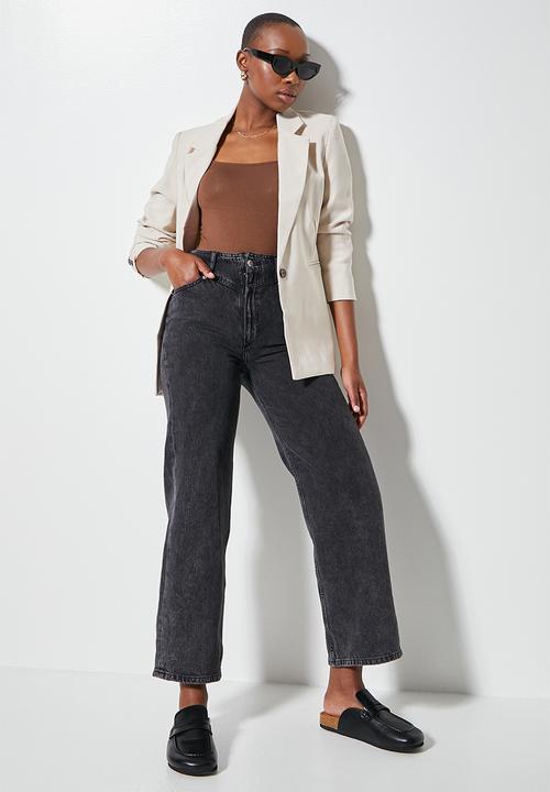 Superbalist - 2-Pack squareneck bodysuit - brown & white