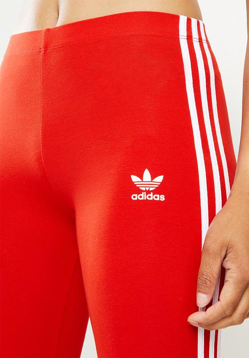 adidas Originals - 3 str tights - red