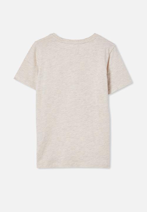 Cotton On - Penelope short sleeve tee - blush marle/dream land