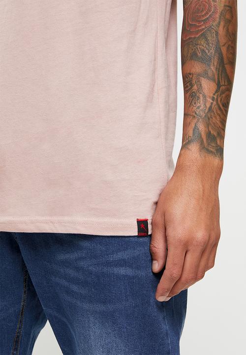 SOVIET - M firmino short sleeve logo tee  - salmon