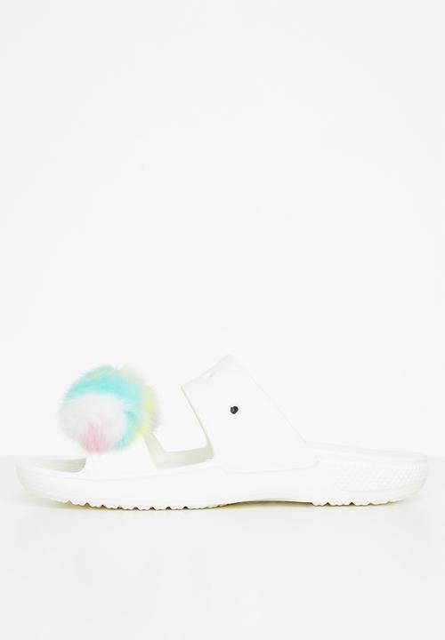 Crocs - Classic crocs fursure sandal - white