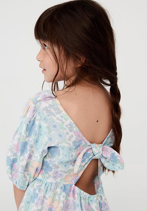 Cotton On - Georgia short sleeve dress - light blue 