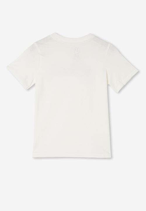 Cotton On - Max short sleeve tee - retro white
