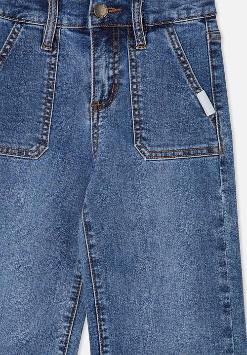 Cotton On - Arkie wide leg jean - blue
