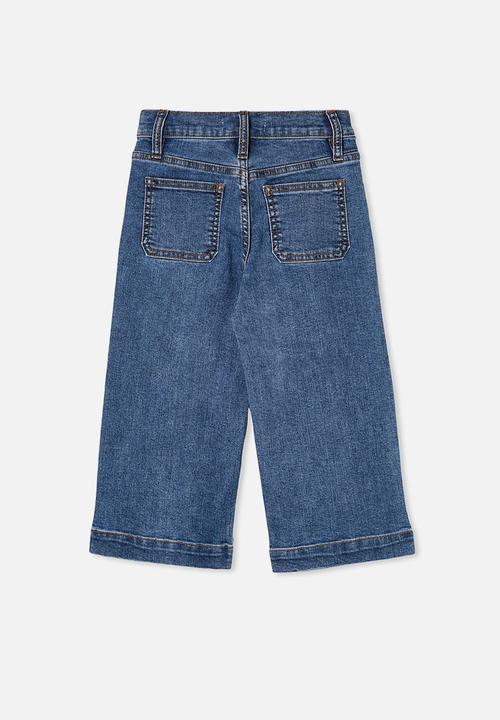 Cotton On - Arkie wide leg jean - blue