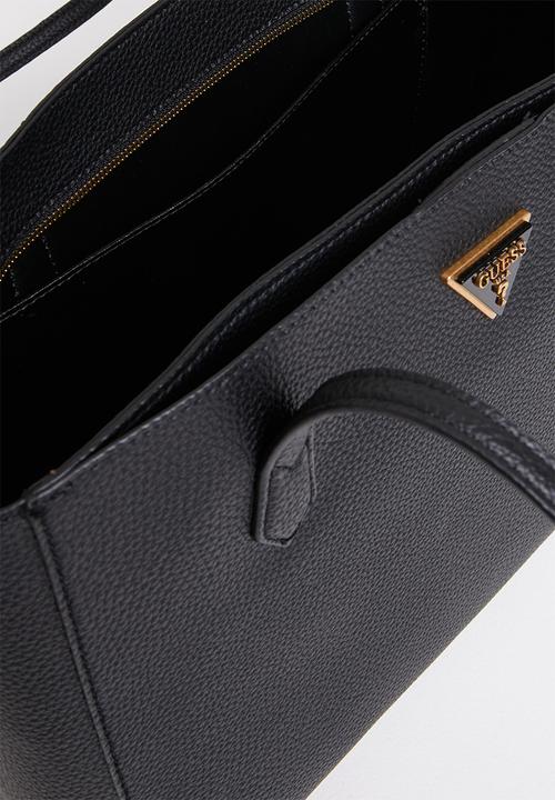 GUESS - Downtown chic turnlock tote - black