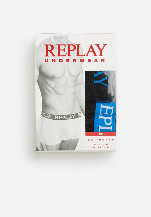 Replay - 2pack replay underwear - black