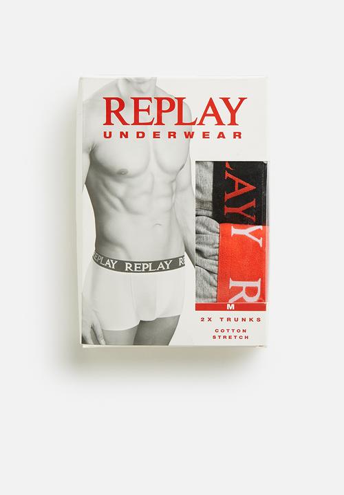 Replay - 2pack replay underwear - grey