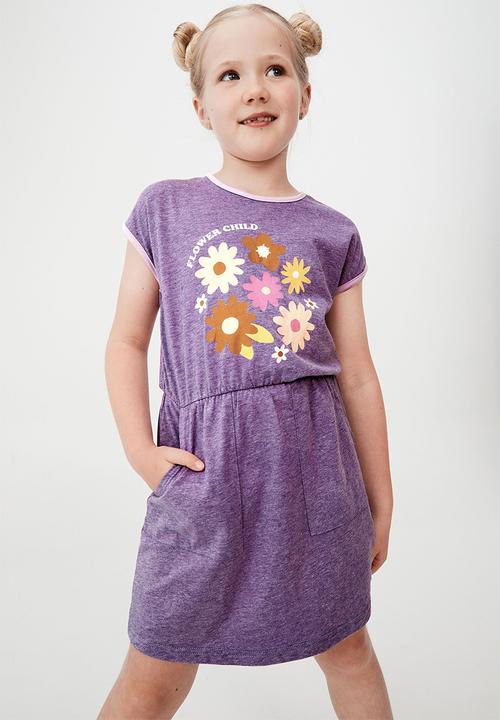 Cotton On - Girls multipack short sleeve dresses 2 pack - multi