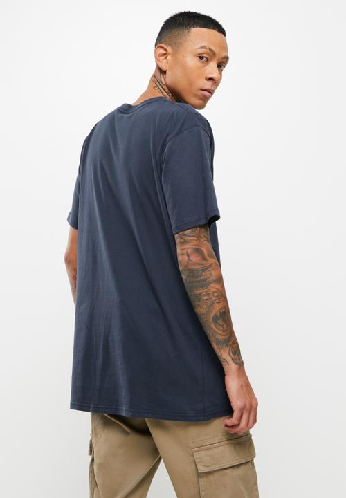 DC - Outline ss tee  - navy