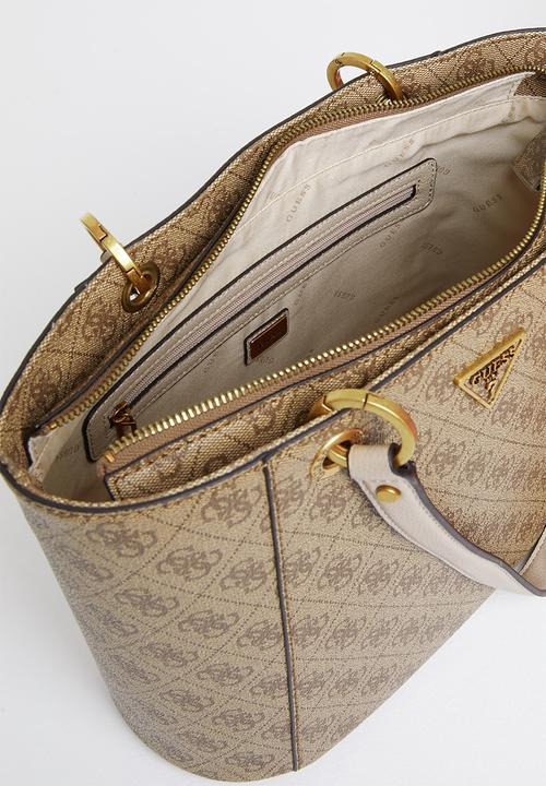 GUESS - Noelle small elite tote - brown 