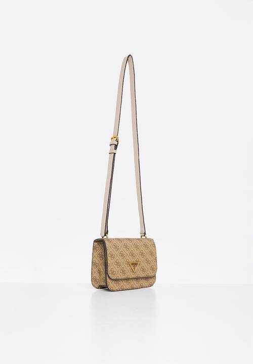 GUESS - Noelle mini crossbody flap - brown