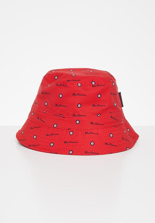 Ben Sherman - Rever bucket hat - red