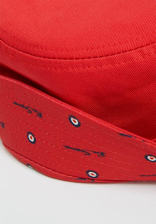 Ben Sherman - Rever bucket hat - red