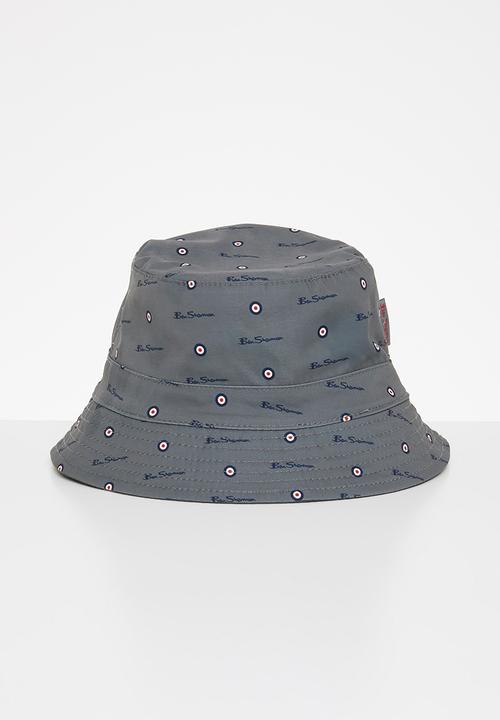 Ben Sherman - Rever bucket hat - gunmetal