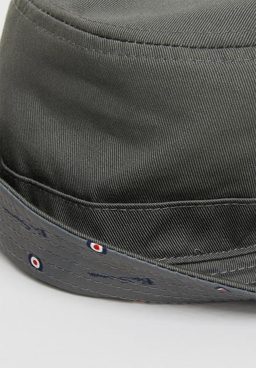 Ben Sherman - Rever bucket hat - gunmetal