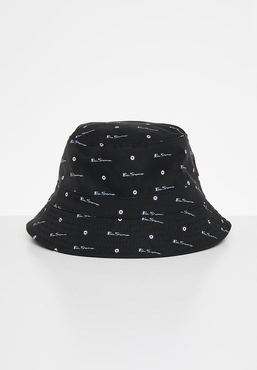 Ben Sherman - Rever bucket hat - black