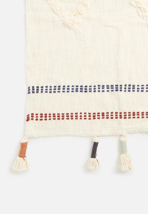 Sixth Floor - Cleo tufted throw - multi