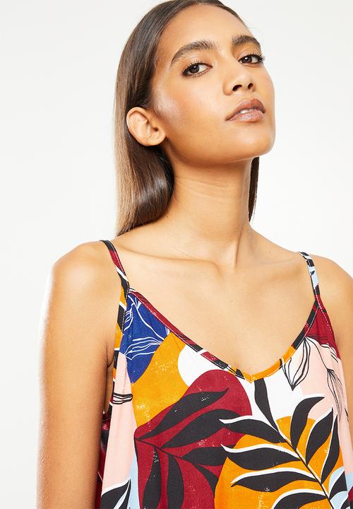 Superbalist - Sleep cami & shorts set - warm palm