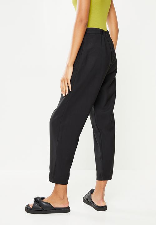 Me&B - Tapered leg pant - black
