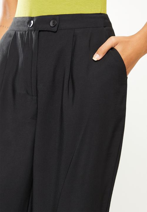 Me&B - Tapered leg pant - black