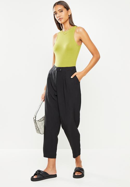 Me&B - Tapered leg pant - black
