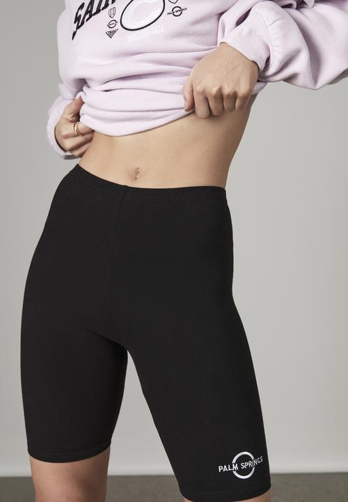 Factorie - Graphic bike short - black
