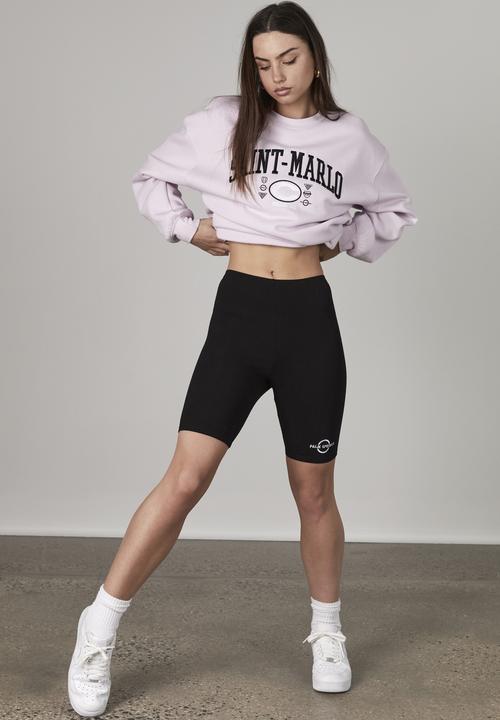 Factorie - Graphic bike short - black