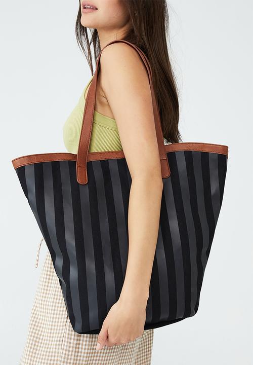 Rubi - Premium tote - black stripe