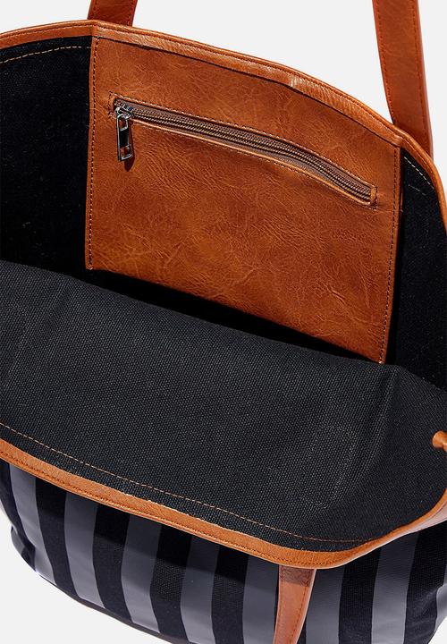 Rubi - Premium tote - black stripe