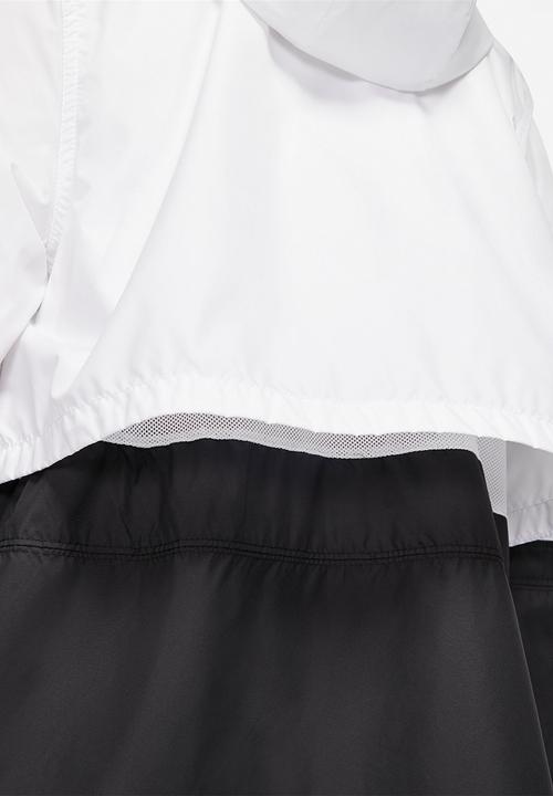 Nike - W nsw rpl essntl wvn jkt - white & black