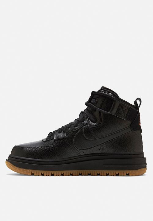 Nike - Air force 1 high utility 2.0 - black/summit white-orange-gum med brown