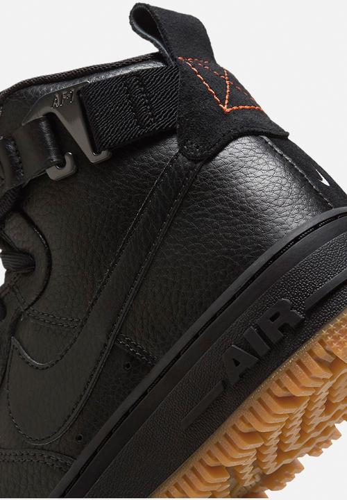 Nike - Air force 1 high utility 2.0 - black/summit white-orange-gum med brown