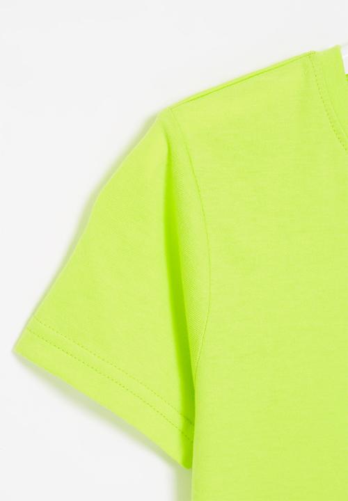 FILA - Mono rain crop top - lime
