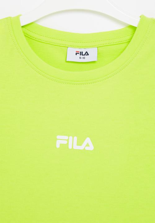 FILA - Mono rain crop top - lime